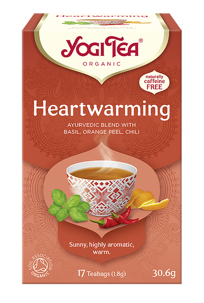 Herbatka radość życia heartwarming 17 szt. 30,6 g - Yogi Tea (EKO)