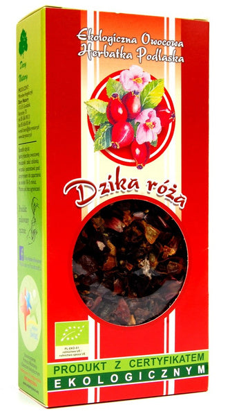 Herbatka z dzikiej róży 100 g - Dary Natury (EKO)