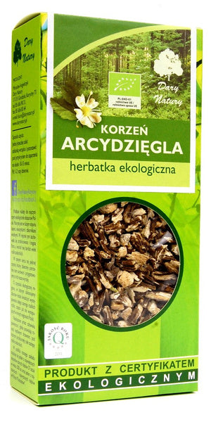 Herbatka z korzenia arcydzięgla 100 g - Dary Natury (EKO)