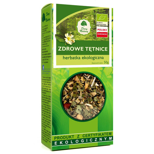 Herbatka zdrowe tętnice 50 g - Dary Natury (EKO)