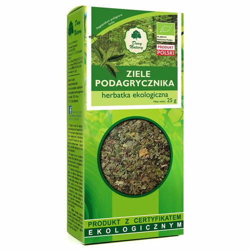 Herbatka ziele podagrycznika 25 g - Dary Natury (EKO)