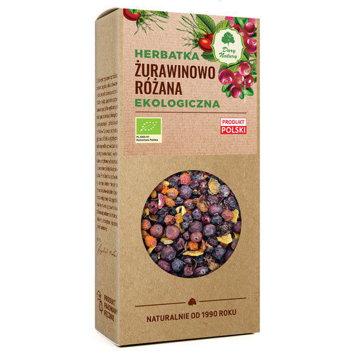 Herbatka żurawinowo różana 100 g - Dary Natury (EKO)