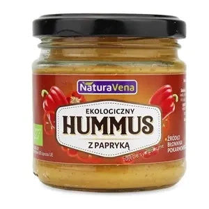 Hummus paprykowy 185 g - NaturaVena (EKO)