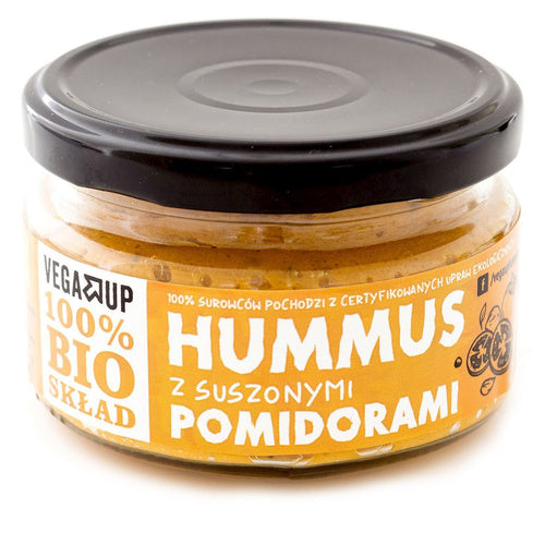 Hummus z suszonymi pomidorami 190 g - Vega Up (EKO)