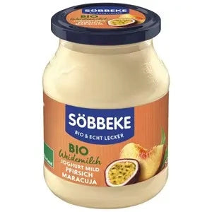 Jogurt brzoskwinia marakuja kremowy 500 g  - Sobbeke (EKO)