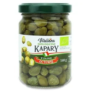 Kapary marynowane 140 g (90 g) - Vitaliana (EKO)