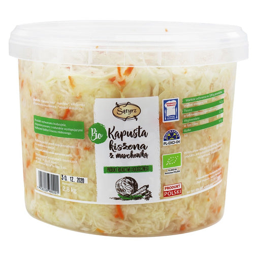 Kapusta kiszona z marchewką 2,8 kg - Sątyrz (EKO)