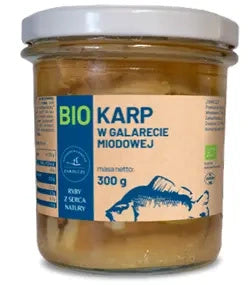 Karp w galarecie miodowej 300 g - Ryby Z Serca Natury (EKO)