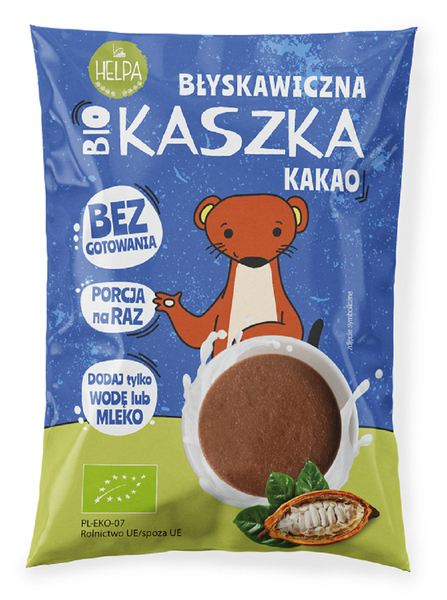 Kaszka błyskawiczna z kakao 35 g - Helpa (EKO)