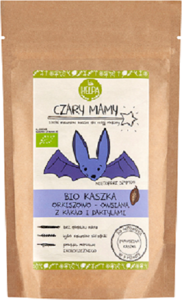 Kaszka orkiszowo owsiano kakaowa z daktylami bez dodatku cukru 200 g - Helpa (EKO)