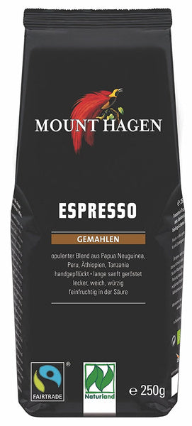 Kawa mielona arabica 100 % espresso fair trade 250 g - Mount Hagen (EKO)