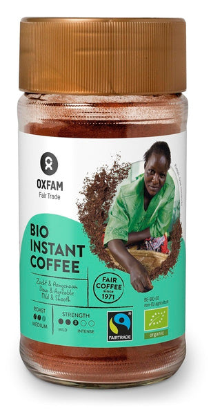 Kawa rozpuszczalna arabica / robusta tanzania fair trade 100 g - Oxfam (EKO)