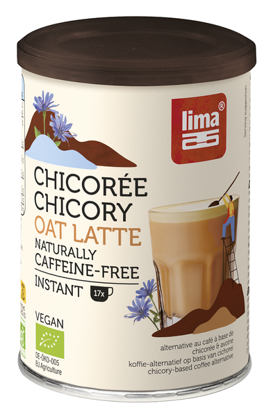 Kawa zbożowa instant owsiana z cykorią latte 100 g - Lima (EKO)