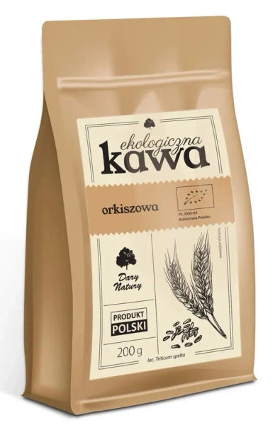 Kawa zbożowa orkiszowa 200 g - Dary Natury (EKO)