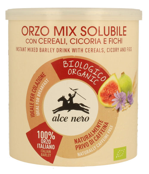 Kawa zbożowa rozpuszczalna z cykorią i figami 125 g - Alce Nero (EKO)