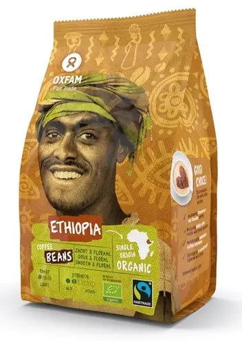 Kawa ziarnista arabica 100 % etiopia fair trade 250 g - Oxfam (EKO)