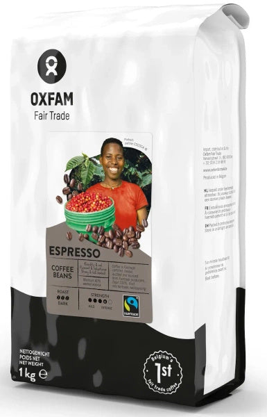 Kawa ziarnista arabica / robusta espresso 1 kg - Oxfam (EKO)