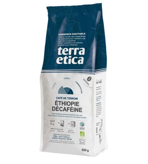 Kawa ziarnista bezkofeinowa arabica 100 % etiopia fair trade 500 g - Cafe Michel (EKO)