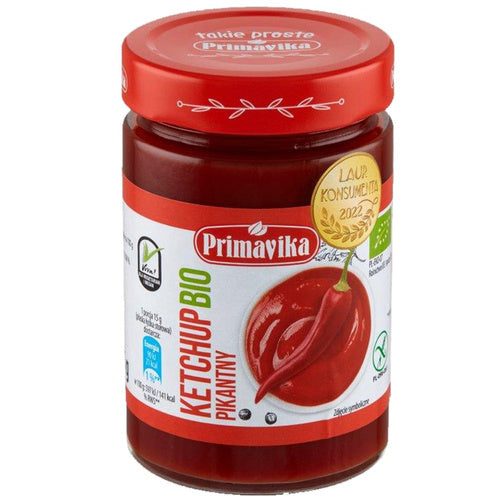 Ketchup pikantny bezglutenowy 315 g - Primavika (EKO)