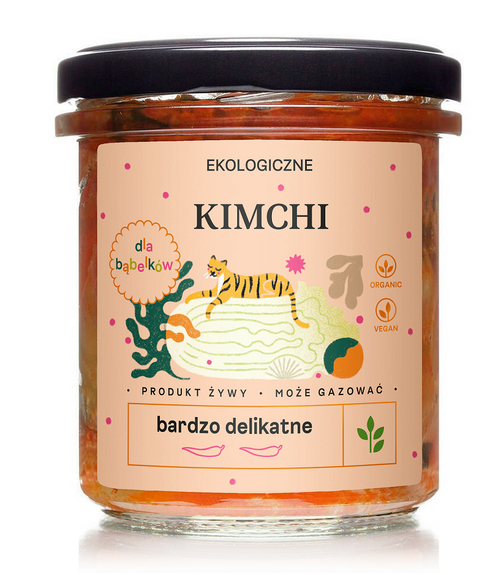 Kimchi dla bąbelków 300 g - Delikatna (EKO)