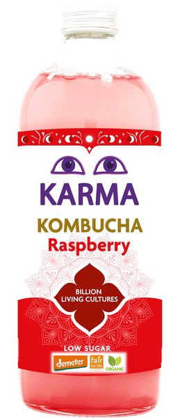 Kombucha malinowa fair for life 1 l - Karma Kombucha (EKO)