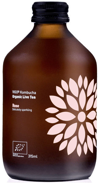 Kombucha różana bezglutenowa 330  ml - Vigo (EKO)