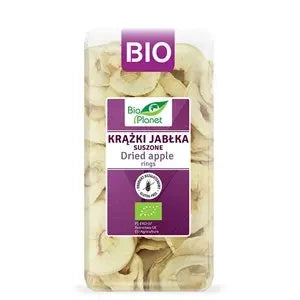 Krążki jabłka suszone bezglutenowe 100 g - Bio Planet (EKO)