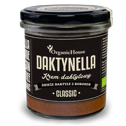 Krem daktylowy daktynella kokosowa bezglutenowy 280 g - Organichouse (EKO)