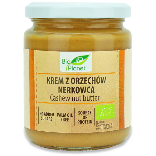 Krem z prażonych orzechów nerkowca 250 g - Bio Planet (EKO)