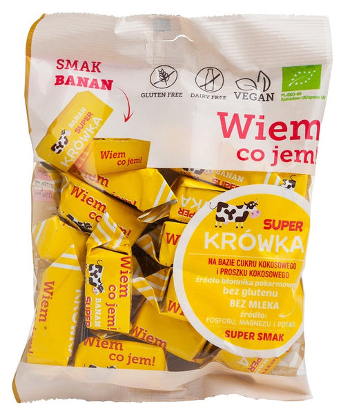 Krówki bananowe bezmleczne bezglutenowe 150 g - Me Gusto (EKO)
