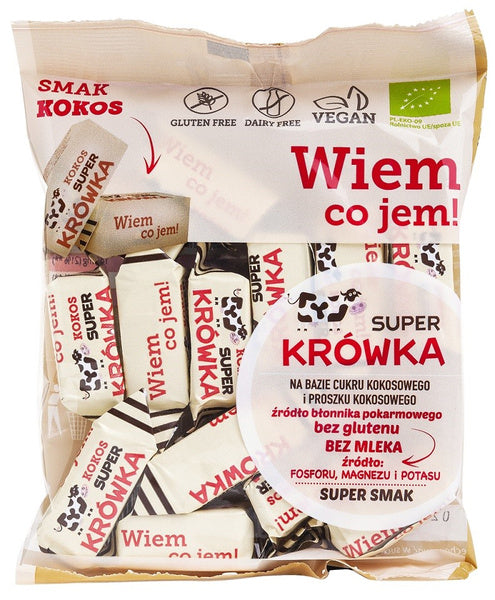 Krówki kokosowe bezmleczne bezglutenowe 150 g - Me Gusto (EKO)