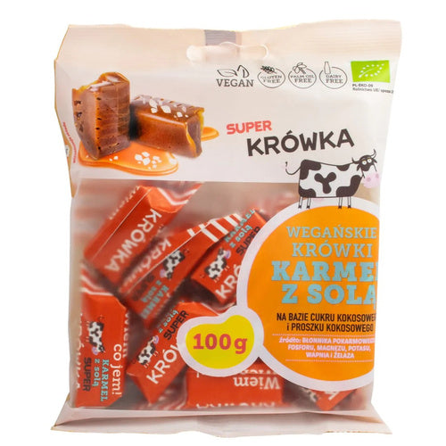 Krówki słony karmel bezmleczne bezglutenowe 100 g - Me Gusto (EKO)