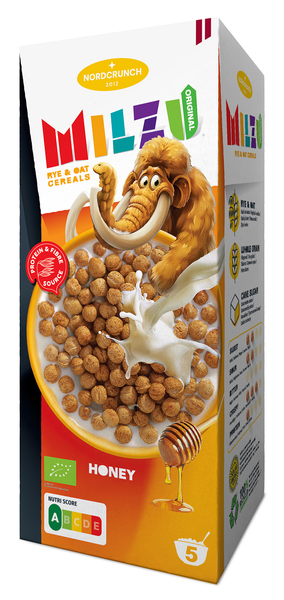 Kulki proteinowe miodowe 150 g - Nordcrunch (Milzu) (EKO)