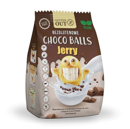 Kulki zbożowe kakaowe bezglutenowe 375 g - Jerry Gluten Out