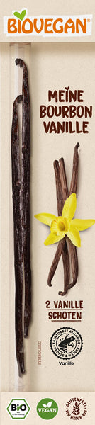 Laska wanilii bourbon bezglutenowa 2 szt. - Biovegan (EKO)