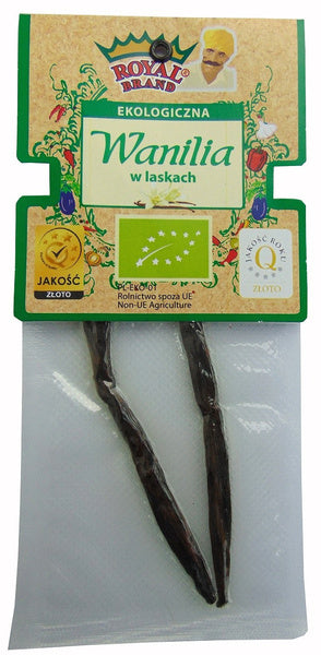 Laski wanilii bourbon (2 szt.) - Royal Brand (EKO)