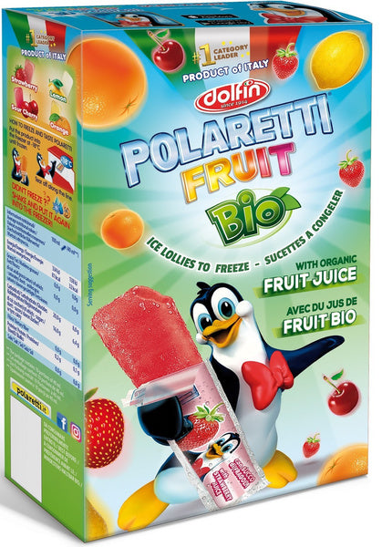 Lody wodne do zamrożenia 10 szt. 400 ml - Polaretti Fruit (EKO)