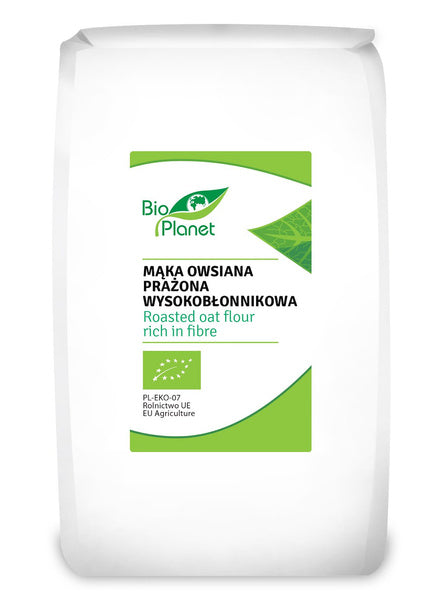 Mąka owsiana prażona wysokobłonnikowa 700 g - Bio Planet (EKO)