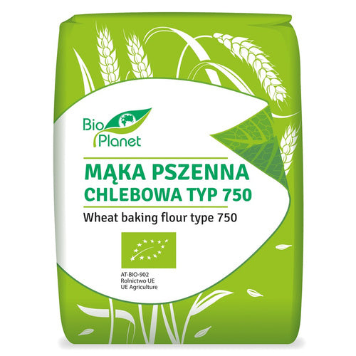 Mąka pszenna chlebowa typ 750 1 kg - Bio Planet (EKO)