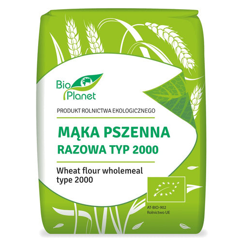 Mąka pszenna razowa typ 2000 1 kg - Bio Planet (EKO)