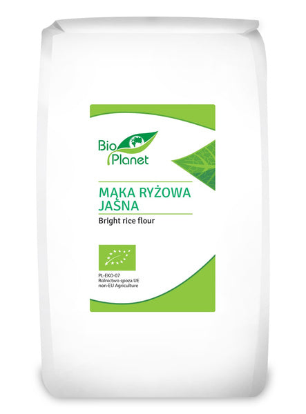 Mąka ryżowa jasna 1 kg - Bio Planet (EKO)