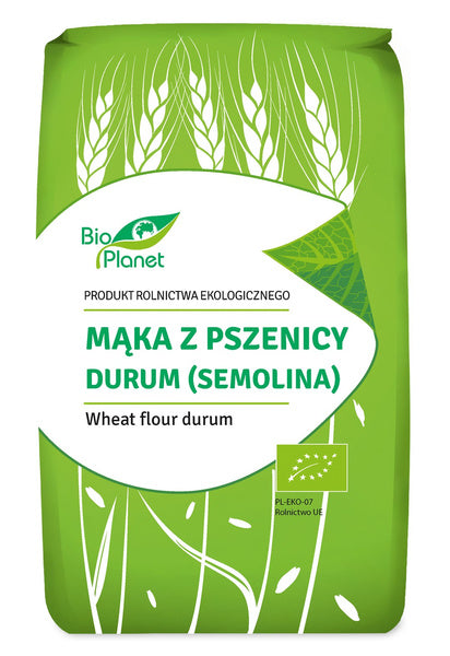 Mąka z pszenicy durum semolina 500 g - Bio Planet (EKO)