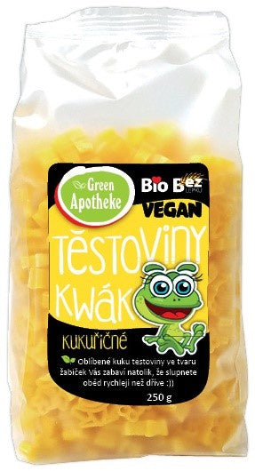 Makaron dla dzieci żabki kukurydziany bezglutenowy 250 g - Apotheke (EKO)