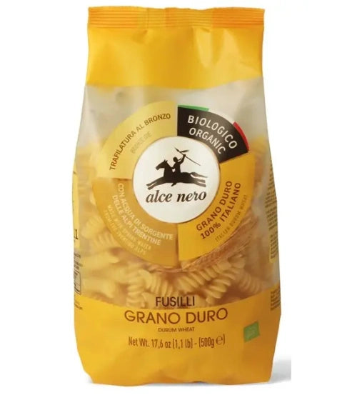 Makaron fusilli semolinowy 500 g - Alce Nero (EKO)
