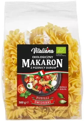 Makaron fusilli semolinowy 500 g - Vitaliana (EKO)