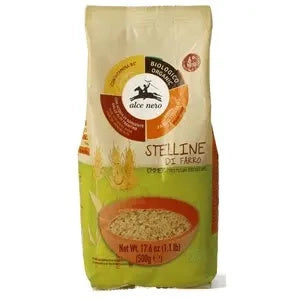 Makaron gwiazdki z płaskurki z wit. B1 dla dzieci od 6 msc. 500 g - Alce Nero (EKO)