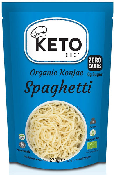 Makaron keto konjac noodle spaghetti bezglutenowy 270 g - Keto Chef (EKO)