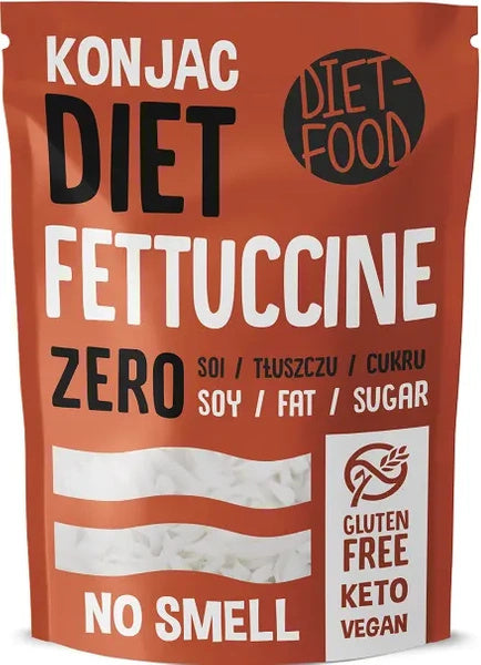 Makaron konjac fettuccine bezglutenowy 270 g (200 g) - DIET-FOOD