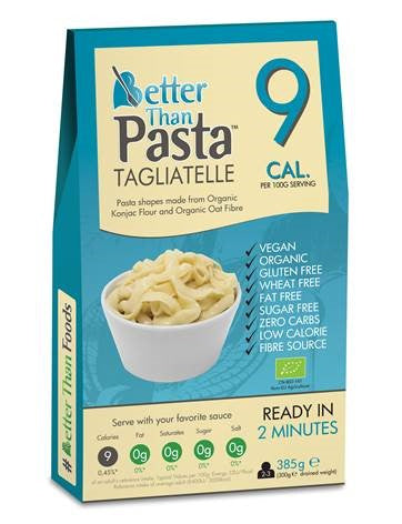 Makaron konjac tagliatelle bezglutenowy 385 g (300 g) - Better Than Foods (EKO)