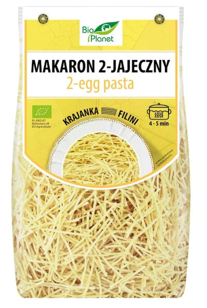 Makaron krajanka 2-jajeczny 250 g - Bio Planet (EKO)